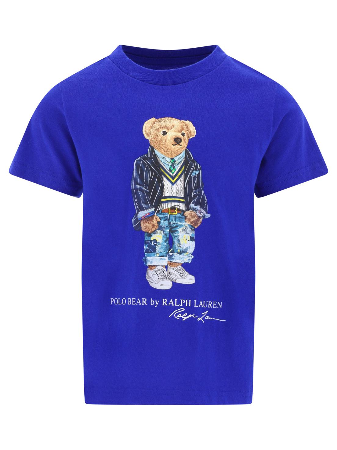 [해외직구 관부가세 포함] Ralph Lauren Kids 블루 "Polo Bear" t셔츠 865660-003HERITAGE ROYAL
